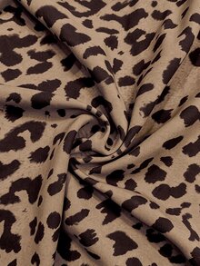 IslaSuriya Women's Leopard Print Woven Long Pants - Multicolor - View 5