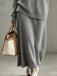 SHEIN Women Sweater Co-Ords - Grey - View 5