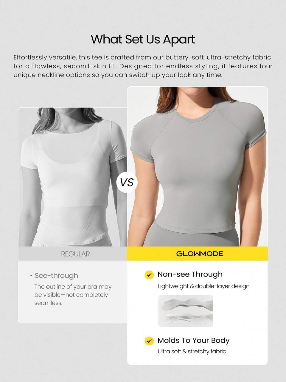 Glow Era Ultra-Soft Slim Fit Cropped Tee