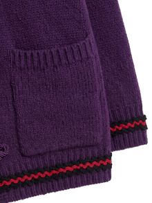 Nöista Purple Round Neck Knitted Cardigan Chinese Knot Buttons.Soft,Warm, Casual, Elegant, Retro And .Commuting Holiday Parties.Fall Winter,Going Out - Purple - View 9