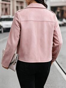 EMERY ROSE Plus Size Jackets Winter - Pink - View 2