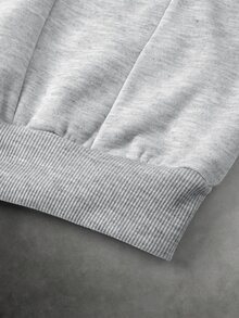 STYNVO Men's Solid Color Casual Everyday Hoodie - Grey - View 6
