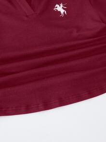 Teen Girls 2pcs Elegant & Casual Solid Color Long Sleeve Fitted T-Shirts Combo For Teen Girls, Summer, Outfit, Comfortable, Daily - Multicolor - View 5