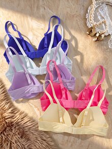 DesireSculpt 5pcs/Set Women's Underwire Bras - Multicolor - View 2