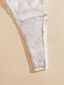 Bare Chapter 7pcs/Set Women's Lace Patchwork Thong Panties - Multicolor - View 7