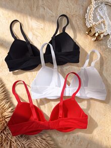 DesireSculpt Women's Underwire Bra 3pcs/Set - Multicolor - View 2