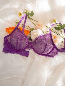 Bare Chapter 女款蕾絲鋼圈薄罩杯舒適內衣套裝 (6件/套) - 彩色 - 查看 6