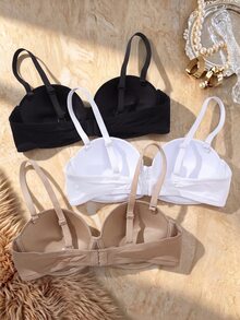 DesireSculpt Women's Underwire Bra 3pcs/Set - Multicolor - View 2