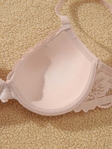 Bare Chapter Women's Underwire Sexy Lace Casual Comfortable Push-Up Bra 3 Pieces Set - Multicolor - View 6