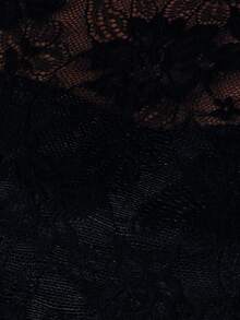 Pimkie Edition Women's Sexy Lace Front Slit Dress - Black - View 3