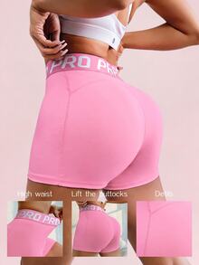 Sovereign Charm Women Sports Shorts - Berwarna merah muda - View 2