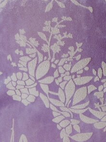 Pimkie Edition Atasan Wanita Gaya Cina Lengan Panjang Kerah Cheongsam Jacquard - Purple - View 3
