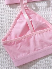 青少年女孩簡約無縫內褲 秋冬款 - 彩色 - 查看 6
