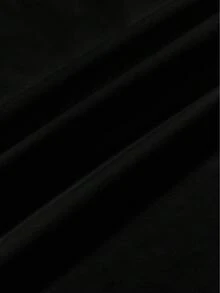 Neovey 男士圓領短袖T恤，時尚夏季度假海灘紫色與黑色街頭風 - 黑色 - 查看 3