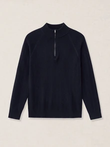 Calmiston Men's Minimalist Versatile Ribbed Long Sleeve Sweater For Daily Wear Old Money Couple Matching Outfit - Multicolor - View 3