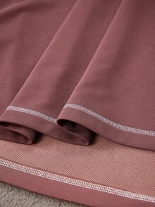 Solavon Plus Size Women's Hooded Casual Versatile Everyday Sweatshirt - Brown - View 9