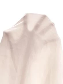 Hauture Women's Draped Mesh And Chiffon Stretch Office Top Old Money, , Summer Party, Drape Tops, Modern For Women, Fashion Night Date Evening - White - View 7