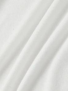 ROMWE Y2K Women T-Shirts - White - View 7
