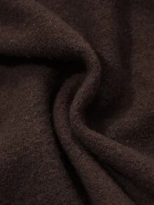 DAZY Men Solid Drop Shoulder Thermal Hoodie - Brown - View 3