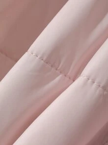 Livesso Damen Winterjacke in hellem Rosa mit Kapuze, Kordelzug, langen Ärmeln, dicker Taschendekoration, lockerer Passform, für Renntag, Joggen, Athleisure und Lässig - Pink - Übersicht 7