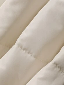 DAZY Chaqueta casual versátil de unicolor para niño preadolescente en invierno - Beis - Ver 6