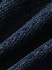 Dazy Plus Washed Vintage Denim Casual Layering Fitted Spaghetti Strap Denim Dress Spring/Autumn New - Dark Wash - View 3