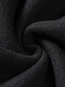 ROMWE Goth Sudadera con capucha de manga larga con cremallera frontal y cordón ajustable, con estampado gótico, talla grande para mujer - Negro - Ver 6