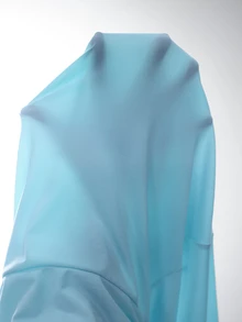 SHEIN PETITE Spring/Summer Women's Casual Commute Light Yellow Knit Ruched Drawstring T-Shirt And Loose Long Pants 2 Pieces Set - Suitable For Casual Commute, Daily Wear, Workplace Commute, Casual Outings And Home Wear. - Baby Blue - View 15