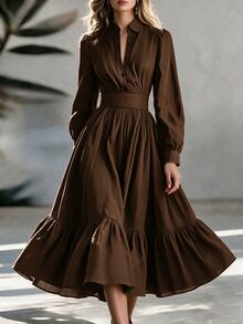 Women Tops - Marron - View 3