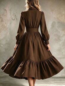 Women Tops - Marron - View 2