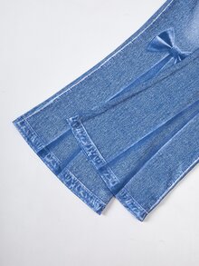 SHEIN Elladie kids 女童連帽衫套裝，白色粉色，連帽衫 + 慢跑褲 2 件套，寬鬆版型，秋冬保暖，休閒嬰兒，抓絨，拉鍊，7 歲生日 - 粉色 - 查看 9
