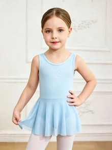 SHEIN Young Girls Clothes Blue Autumn Fashion Solid Color Knitted, Cute, Christmas, Back To School - Blue - View 6