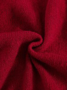 Souflis Souflis Baby Girl Fashionable Versatile Bow Decor Cardigan - Red - View 7