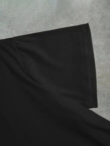 Neovey تي شيرت للرجال بطباعة هزلية تحمل الشعار "كراتي تحكني" بصورة هيكل عظمي - الأسود - مشاهدة 4
