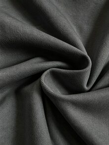 Neovey 大字母印花 T 恤，夏季圓領上衣 - 深灰色 - 查看 5