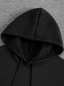 Sport MetroGents Men's Skull Graphic Sweatshirt Long Sleeve Loose Fit Versatile Sports Sweatshirt - Black - View 8