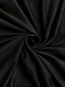 Firerie Black Cold Shoulder Long Sleeve Cinched Waist Ruched Mini Mesh Dress With Metal Buckle Decor Party Club Night Fall/Winter Thanksgiving New Year Sexy - Black - View 9