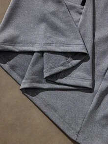 Easithlete Plus Size Casual Long Sleeve Sports Sweatshirt Fall - Grey - View 8