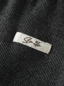 SHEIN Elladie kids 女童休閒舒適丹寧風針織保暖內裡內搭褲，多件套裝，適合春季，嬰兒棕紫色 - 彩色 - 查看 4