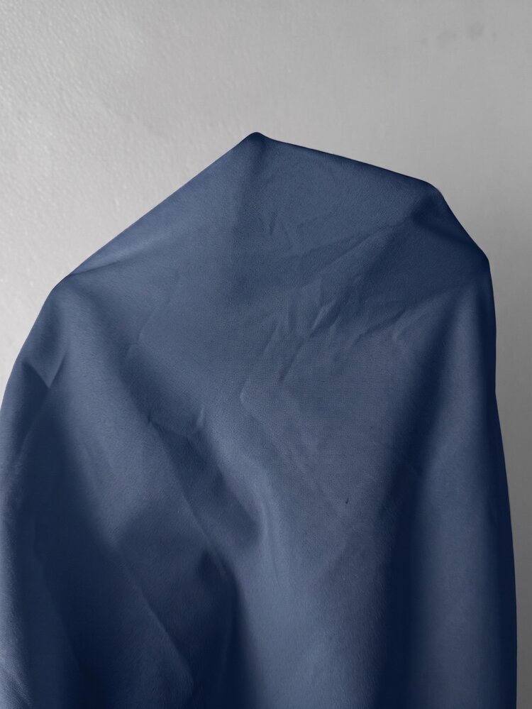 Coolane Kemeja Kasual Lengan Pendek Kancing Depan Wanita - Navy Blue - View 8