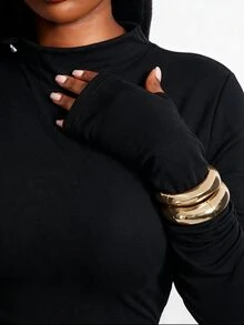 Radiana Atasan Longgar Kargo Musim Panas Wanita Ukuran Plus, Blus Motif Hitam Vintage, Gaun Terusan Transparan Musim Semi Serbaguna untuk Sehari-hari, Pantai, dan Ulang Tahun - Hitam - View 1