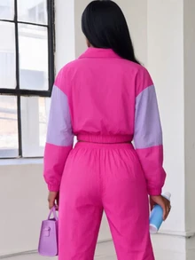 Zolique Women's Colorblock Sun Protection Jacket, Loose And Comfortable, Suitable For Fitness, Sports, Daily Outings, Street Photography And More - Multicolor - View 11
