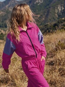 Zolique Women's Colorblock Sun Protection Jacket, Loose And Comfortable, Suitable For Fitness, Sports, Daily Outings, Street Photography And More - Multicolor - View 6