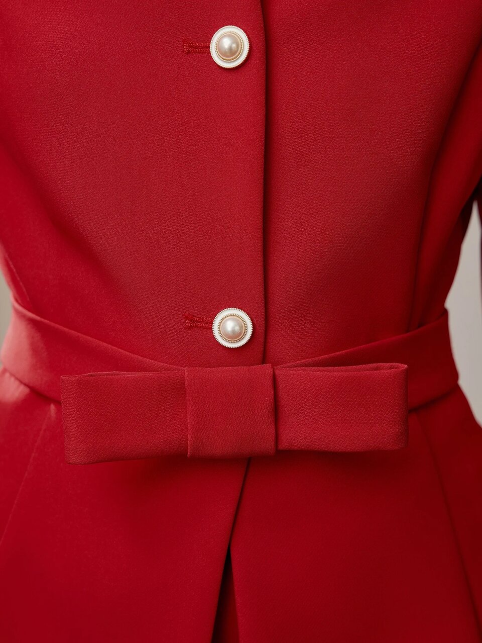MOTF PLUS SIZE WOMEN'S BUTTERFLY BELT ELASTIC ELEGANT SUIT BLAZER