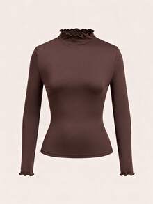 SHEIN LUNE Casual Commute Women's T-Shirt 3 Pieces Set Long Sleeve Autumn/Winter Daily Basic Fashion Outwear Outfit - Multicolor - View 8