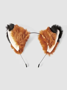 MortiRose 1pc Polyester Animal Party Cat Ear Headband, Versatile Cosplay Accessory Halloween - Multicolor - View 5