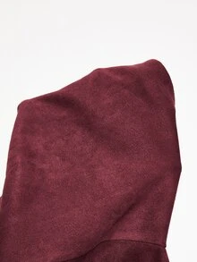 Maija 女款優雅流蘇裝飾短褲，適合辦公與通勤 - 中紫紅色 - 查看 9