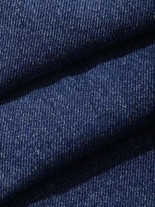 SHEIN 2Pcs Baby Boy Casual Loose And Comfortable Loose Shirt And Elastic-Waist Comfortable Jeans - Blue - View 6