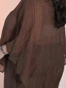 Pretty and Ole 大尺碼女款熱銷寬鬆度假襯衫、短裙 - 彩色 - 查看 4