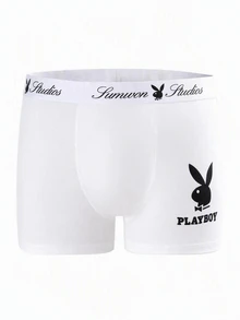 PLAYBOY X SUMWON Boxer Briefs 3-Pack With Logo Waistband Everyday Comfort Underwear Holiday Gift Set - Multicolor - View 6